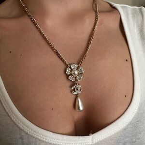 Chanel Necklace for Women ABA696 B10748 NN572 Pendant Accessory Coco Mark Flower